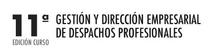 Logo Curso Dirección y Gestión Empresarial Despachos Profesionales